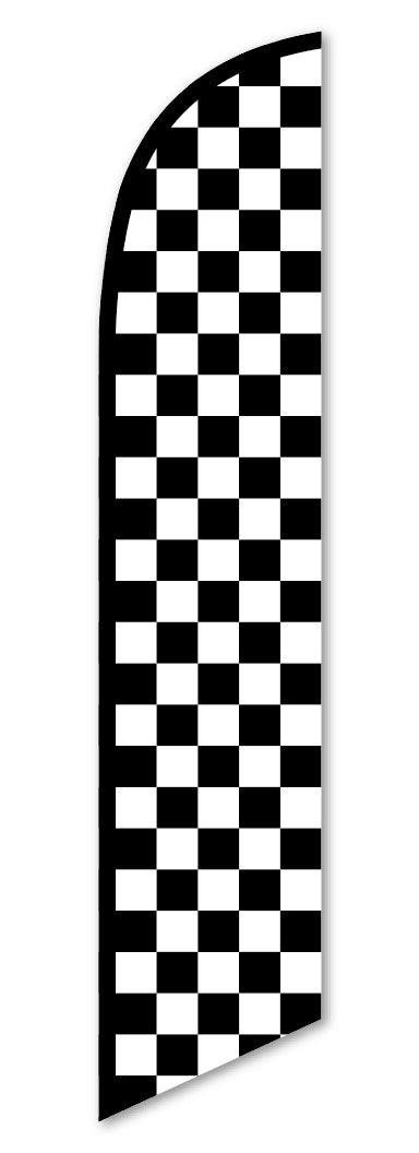 Black and White Checkered Swooper Booster