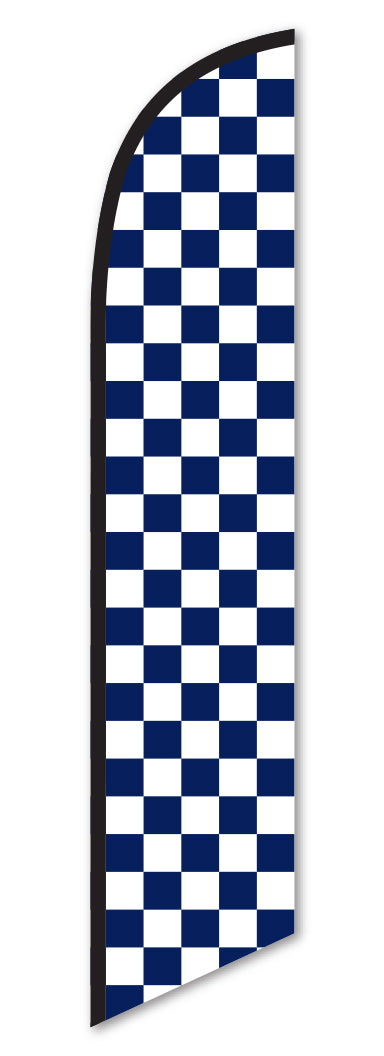 Blue and White Checkered Swooper Booster