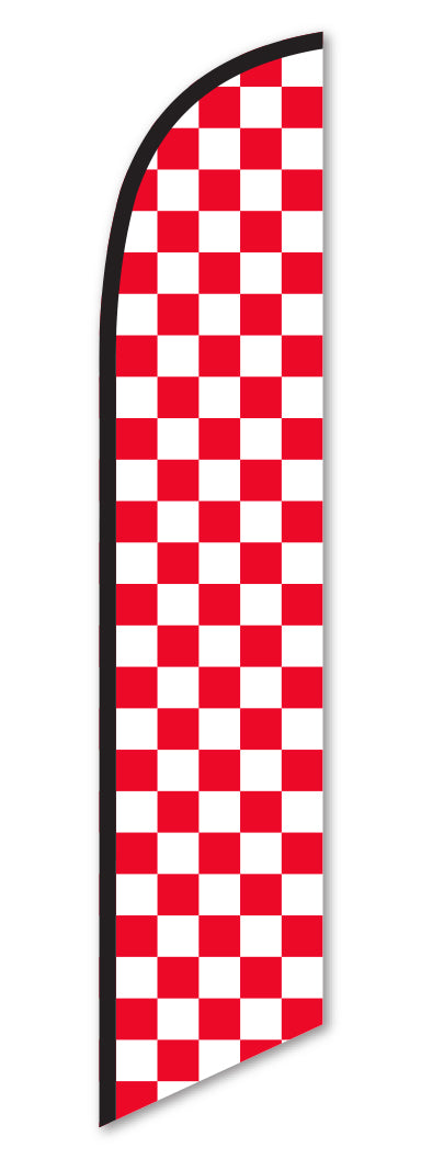 Red and White Checkered Swooper Booster