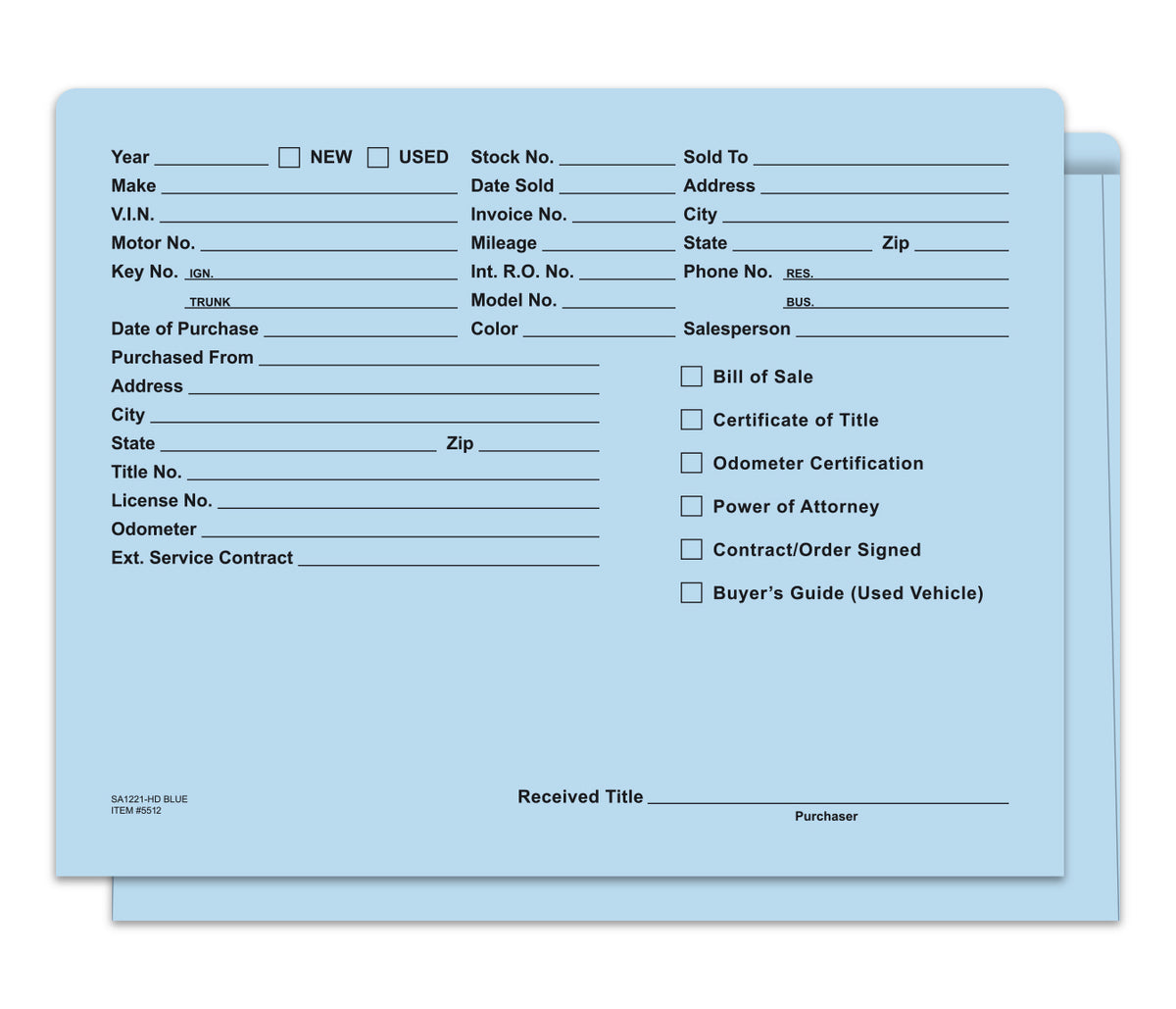 Heavy Duty Deal Envelopes Printed in Blue; image is a light blue colored deal envelope with printing on it. www.flywheelnw.com