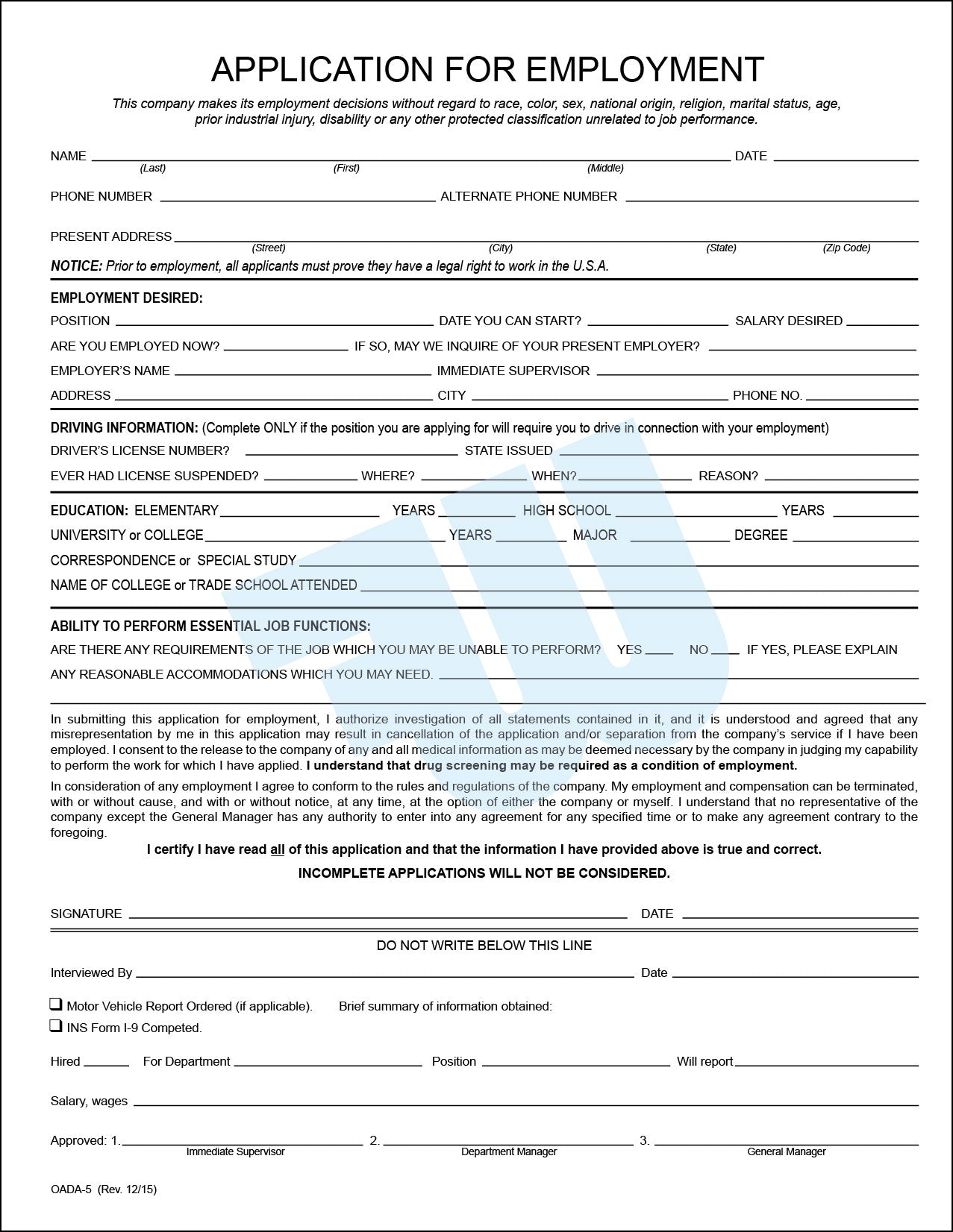 OADA Forms - Flywheelnw.com