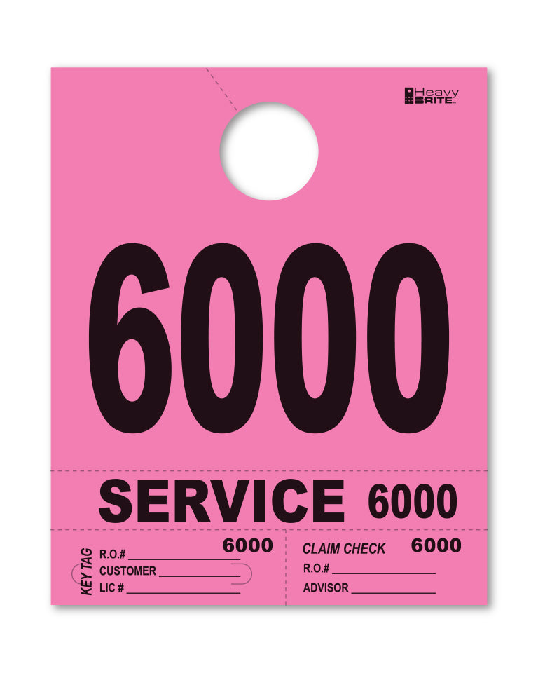 Pink Heavy Brite Dispatch Numbers