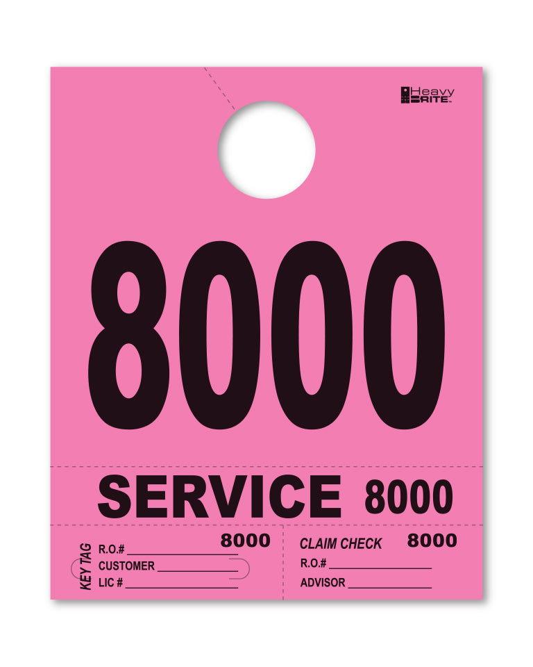 Pink Heavy Brite Dispatch Numbers