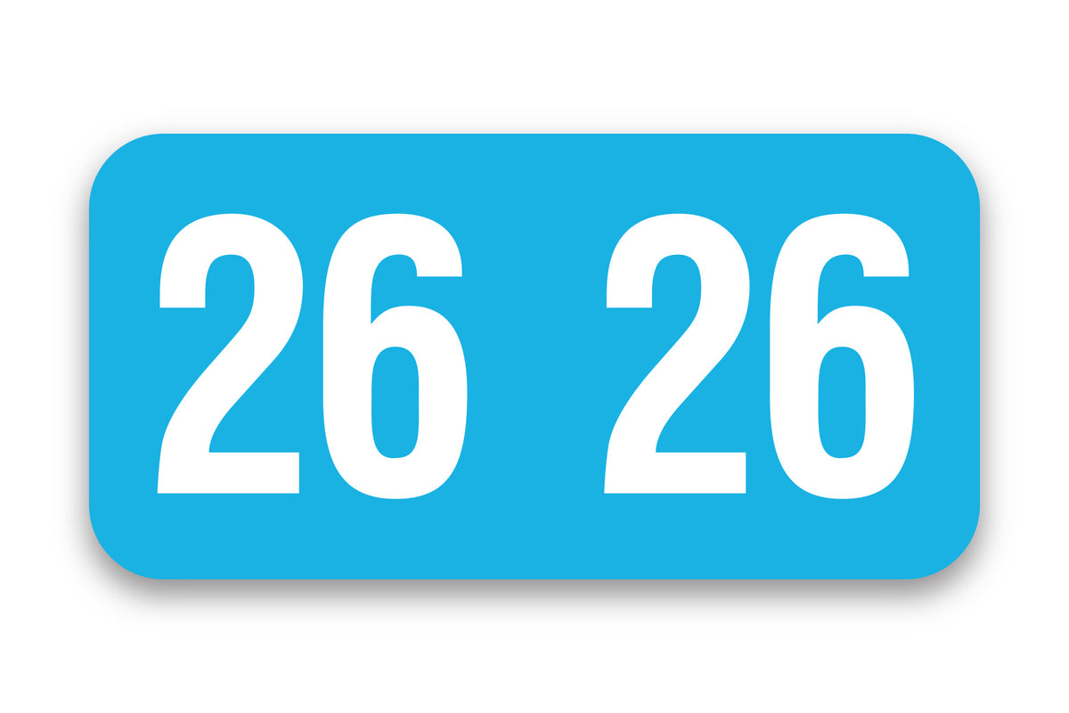 File Right Color-Code Years - Roll