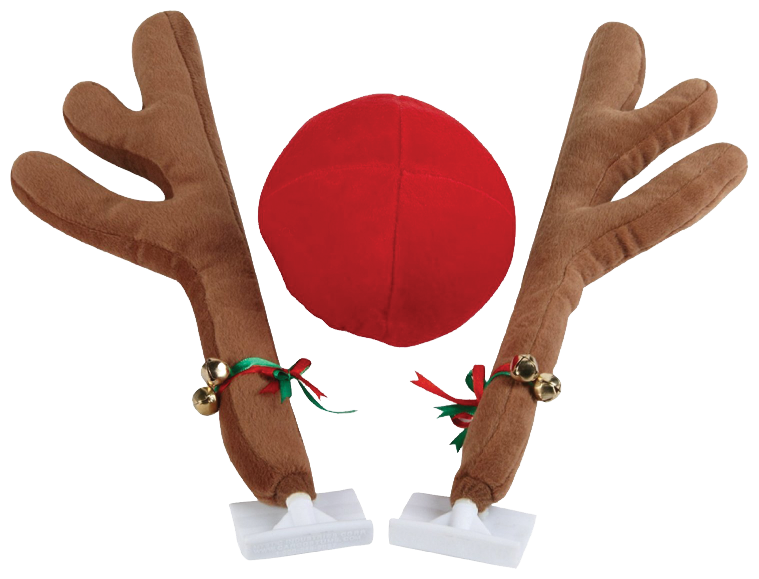 Standard Clip-On Antler & Nose Set