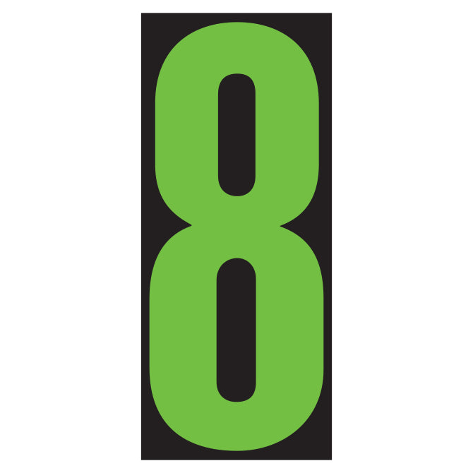 Number Window Stickers - 5-1/2&quot; Window Stickers