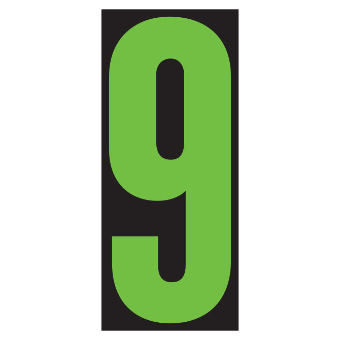 Number Window Stickers - 5-1/2&quot; Window Stickers