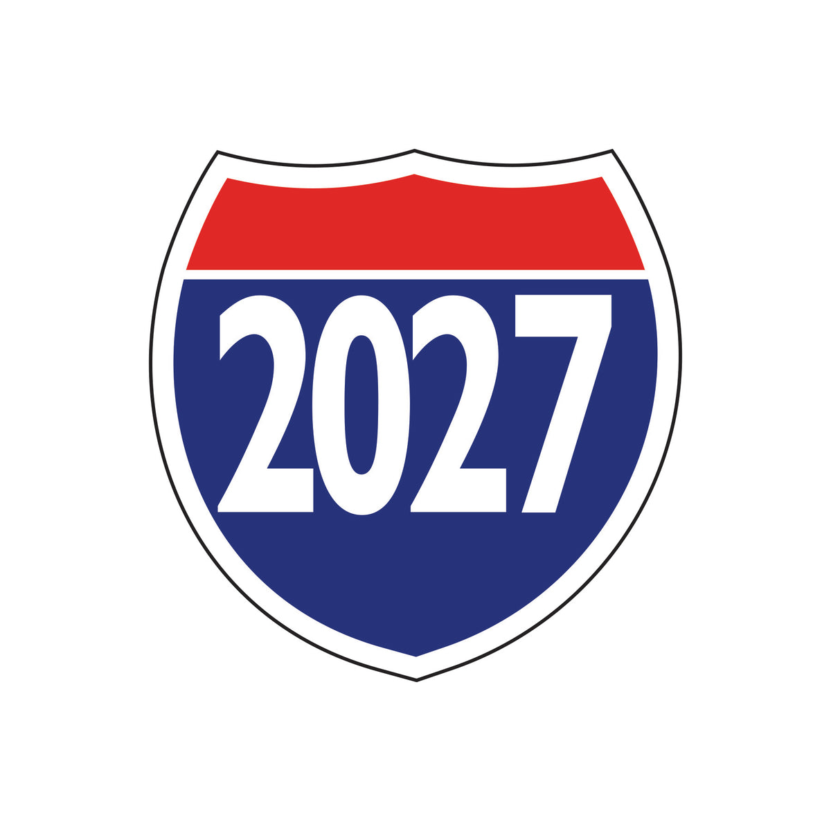 Interstate Shields Window Stickers
