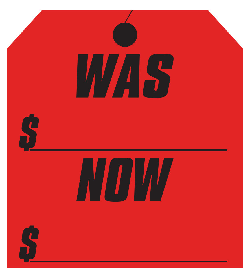 WAS-NOW Window Stickers