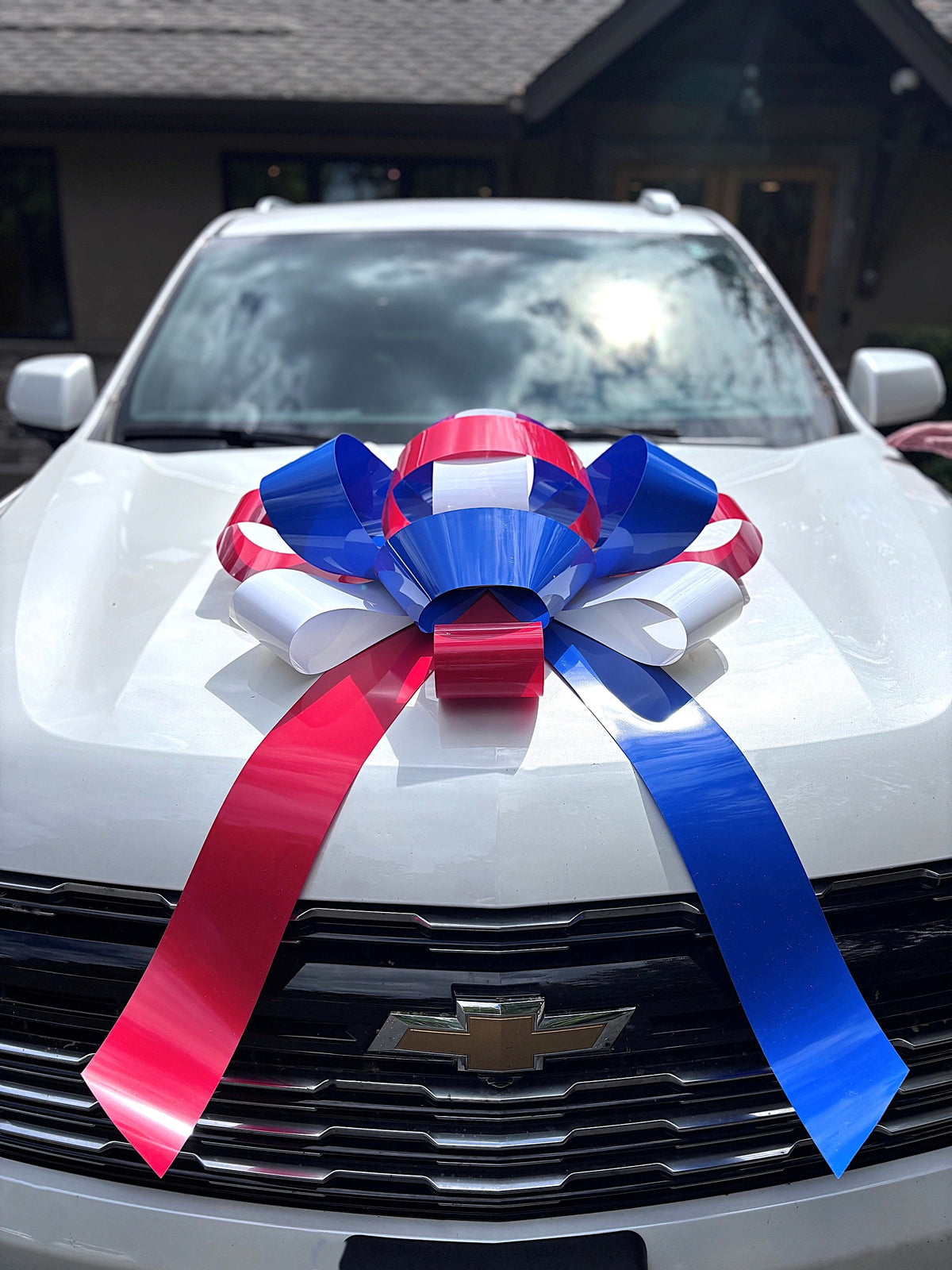 Patriotic Car Bow - 30" Vinyl