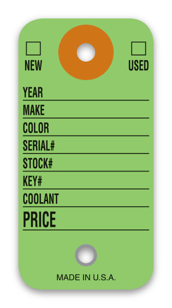Colored Key Tags