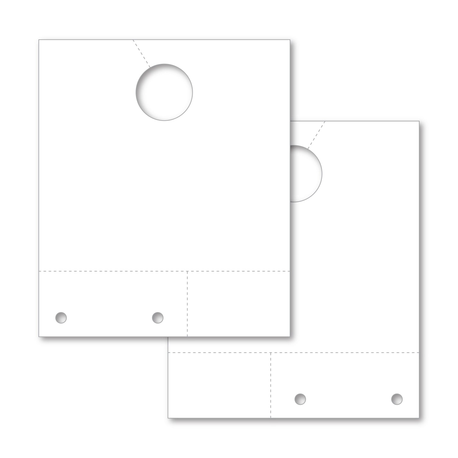 Blank White Service Dispatch Tags - flywheelnw.com