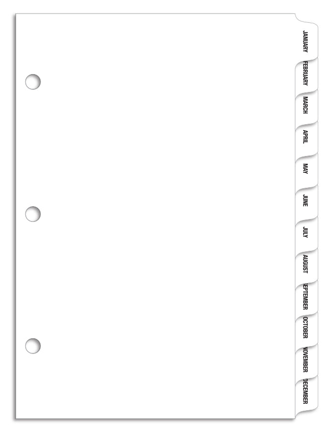 File Right Color Code Filing Supplies - Month Dividers www.flywheelnw.com