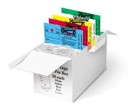 Mixed-Color Versa-Tag Key Tags - flywheelnw.com