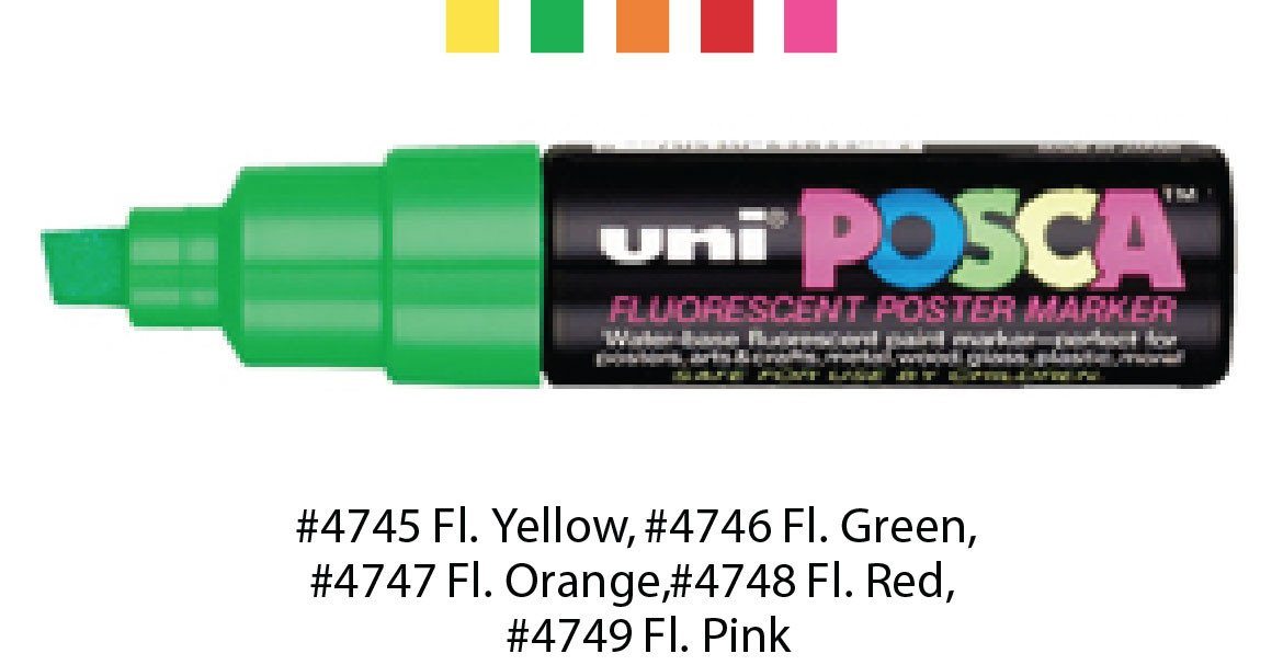 Windshield Markers - Small Posca - flywheelnw.com