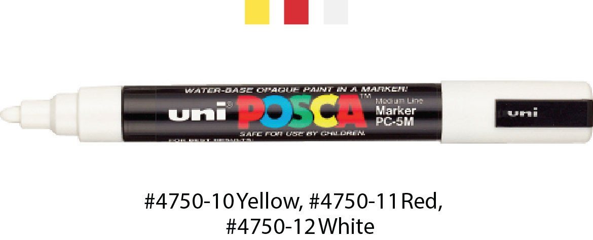 Windshield Markers - Bullet Tip Posca - flywheelnw.com