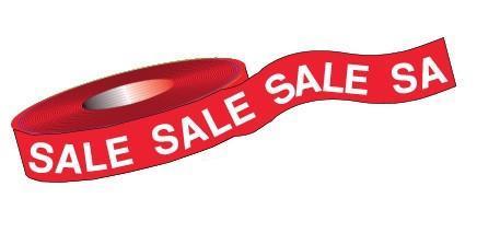 Super Sized Sale Tape - 2-7/8" x 1200' - flywheelnw.com