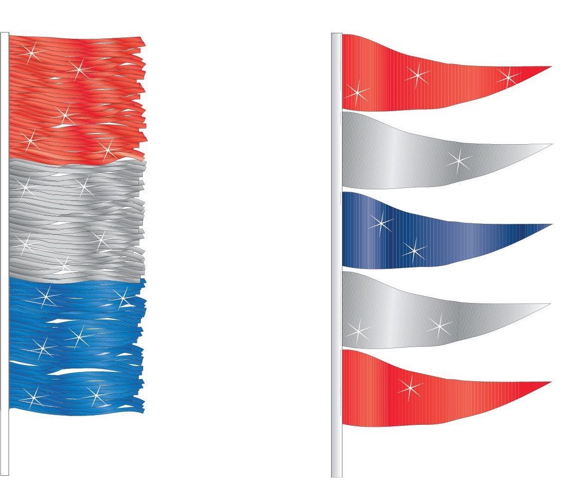 Antenna Flags - Metallic - flywheelnw.com