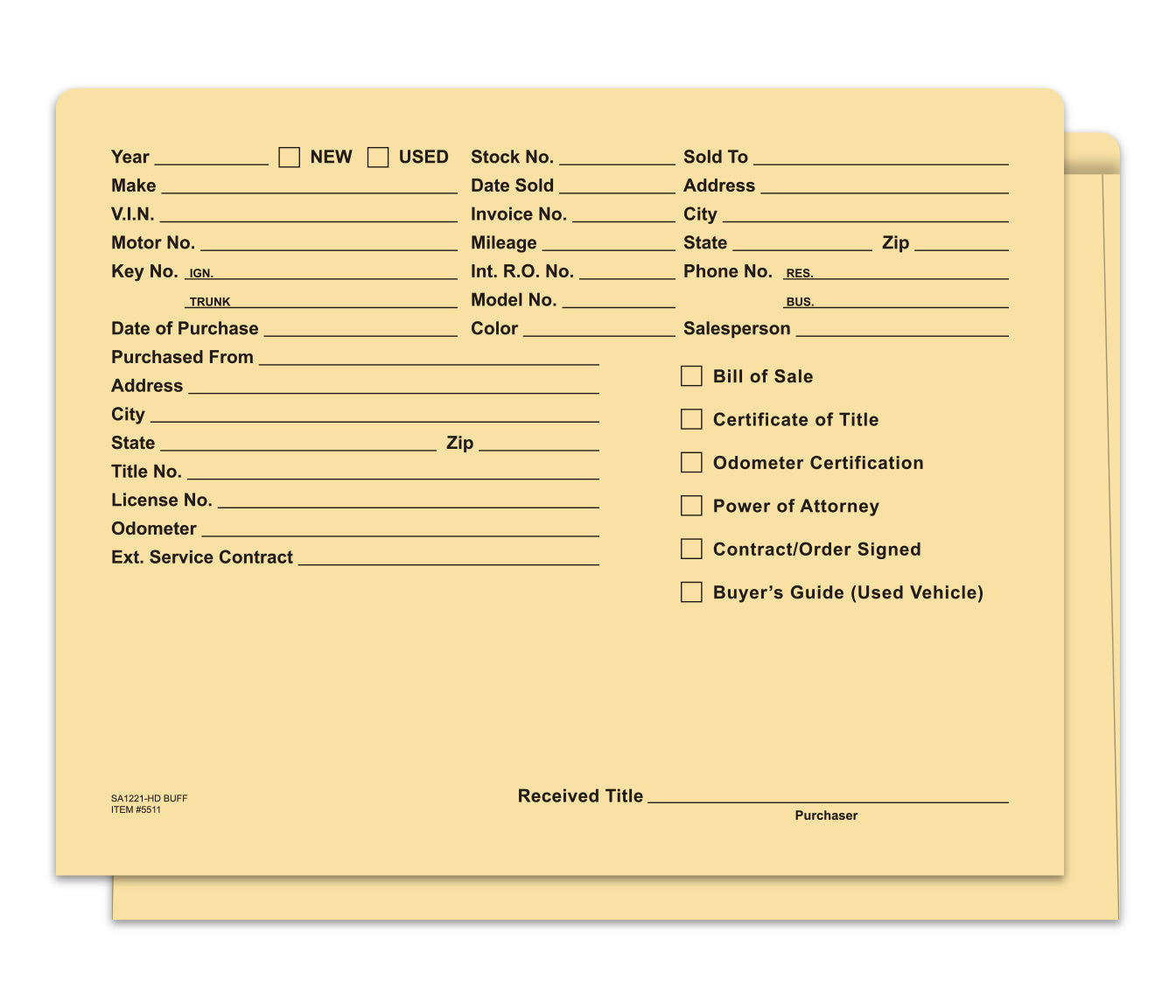 Heavy Duty Deal Envelopes (Jackets) Printed in Buff. www.flywheelnw.com