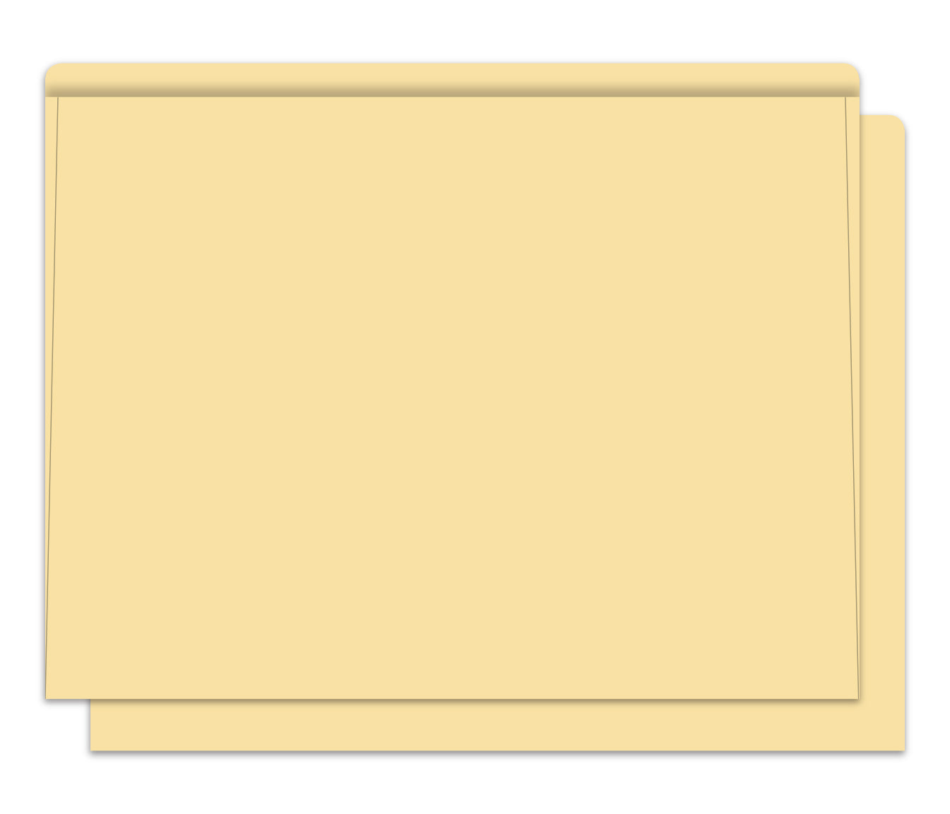 Heavy Duty Deal Envelopes (Jackets) in Buff [Packs of 100]; image is a plain, buff-colored deal envelope. www.flywheelnw.com