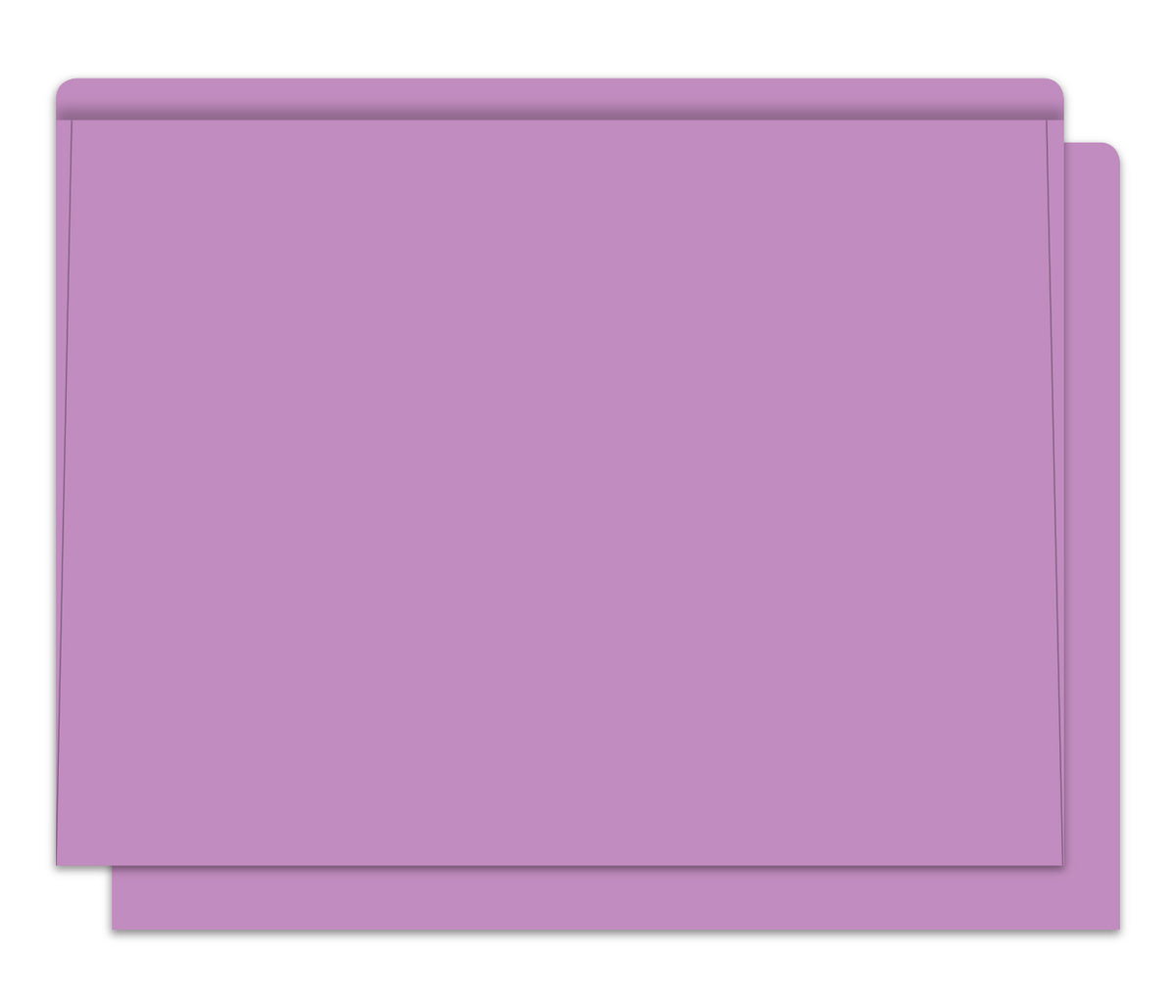 Heavy Duty Deal Envelopes (Jackets) Plain in Lavender [Packs of 100]; image is a plain, lavender colored deal jacket. www.flywheelnw.com