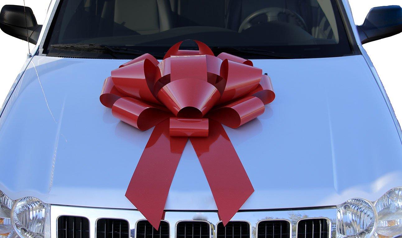 Car Bows - 30" Shiny Vinyl Bow - flywheelnw.com