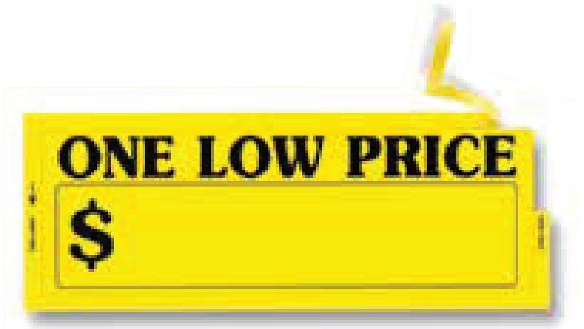 One Low Price Window Sticker - flywheelnw.com