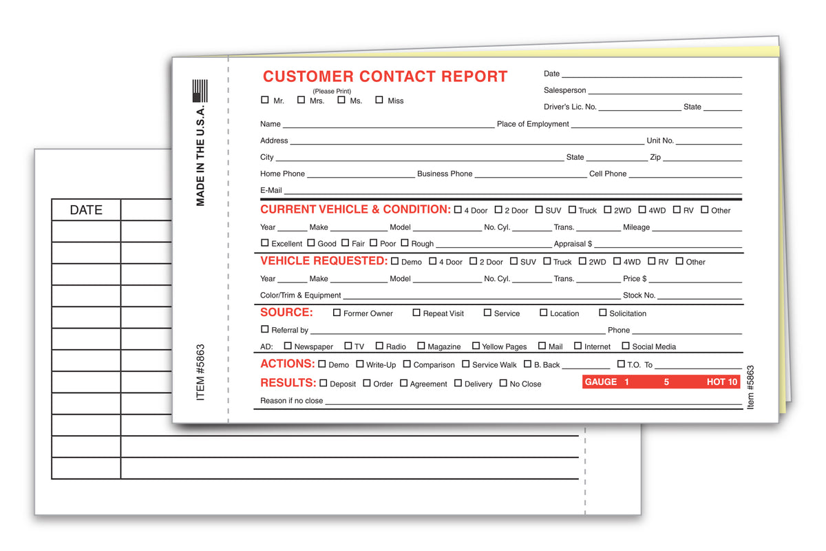 Customer Contact Report www.flywheelnw.com