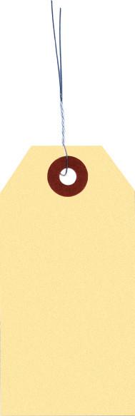 Manila Tags with Wire Inserted - TWW-6 - flywheelnw.com
