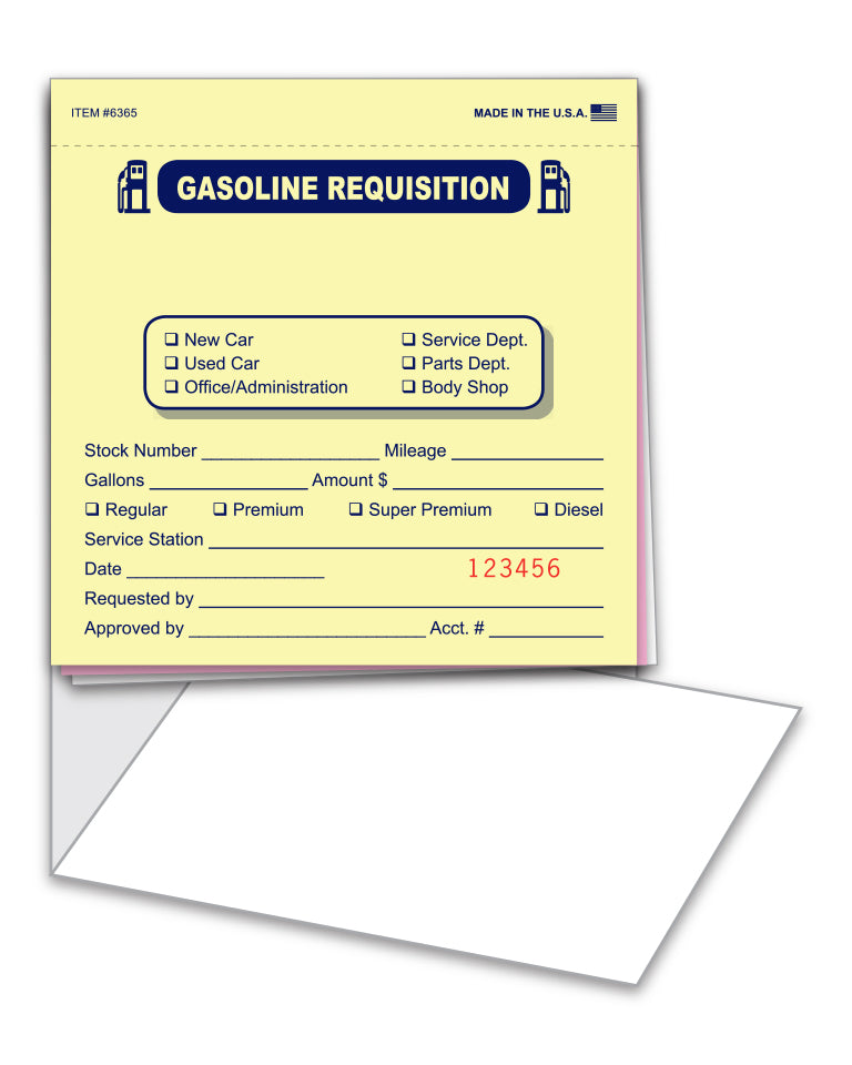 Fuel Requisition Books www.flywheelnw.com