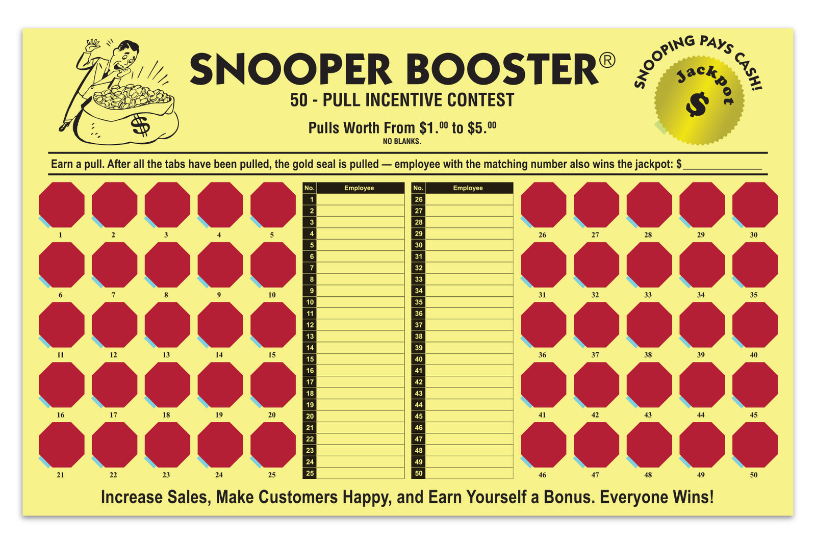 Incentive Cash Board - Snooper Booster www.flywheelnw.com