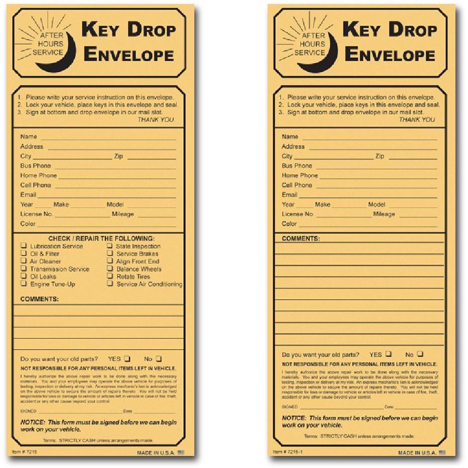 Night Drop Envelopes - Kraft Printed Envelope (Packs of 100) - flywheelnw.com