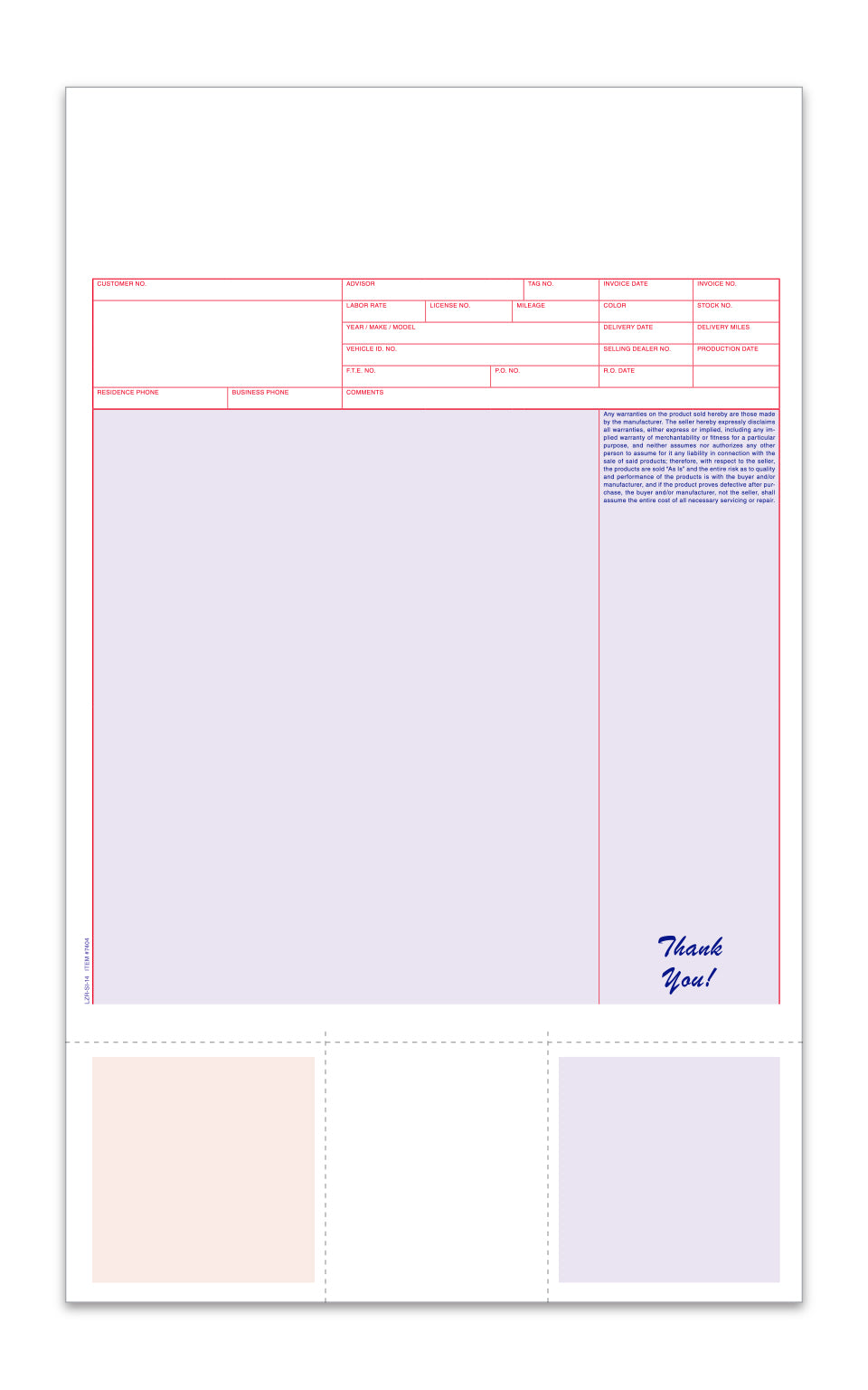 Laser Services Invoices - Form LZR-SI-14 www.flywheelnw.com