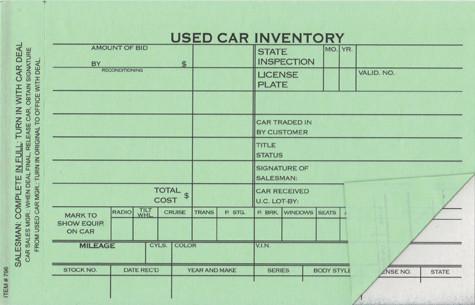 Used Car Inventory Cards - flywheelnw.com