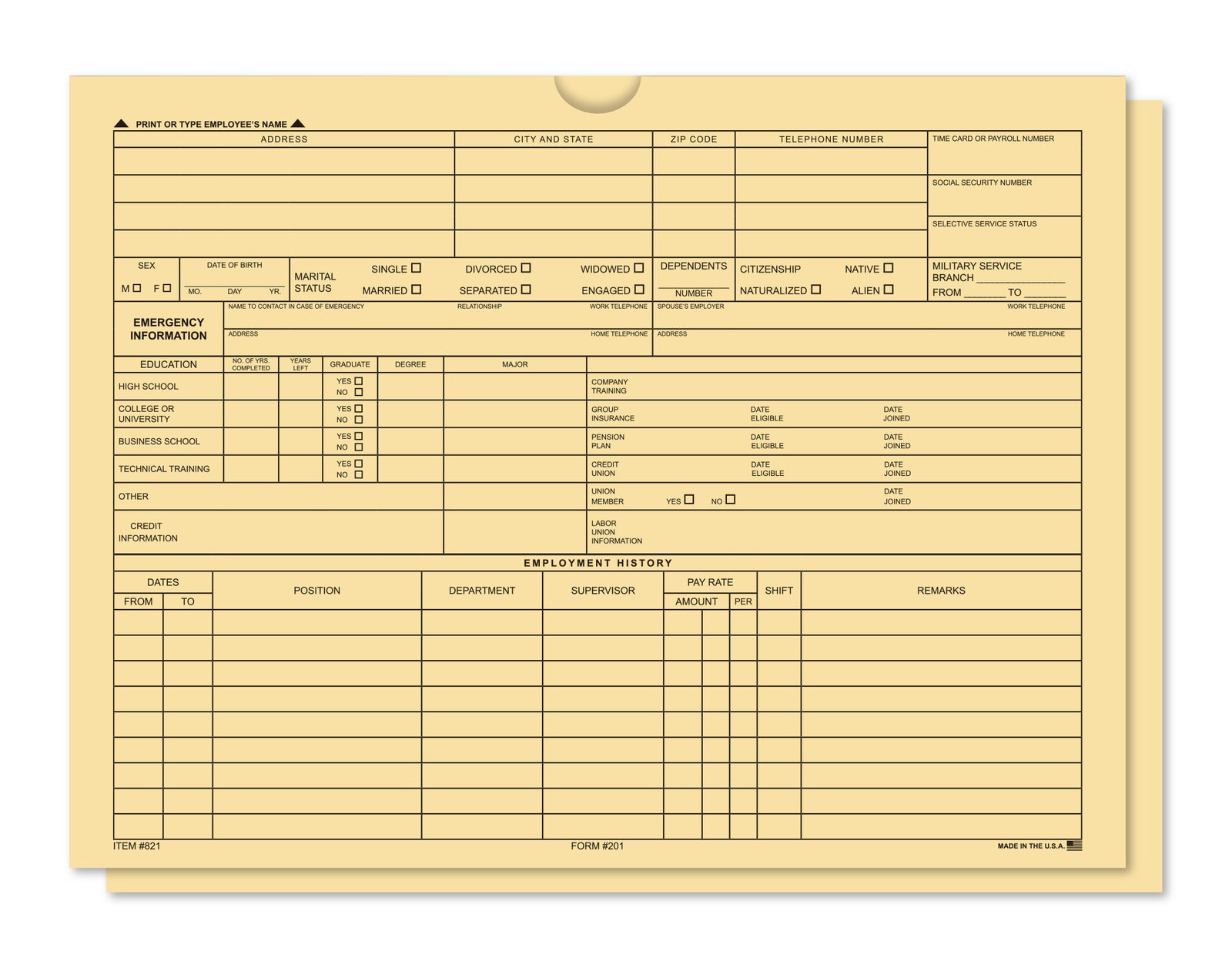 Employee File Jacket www.flywheelnw.com