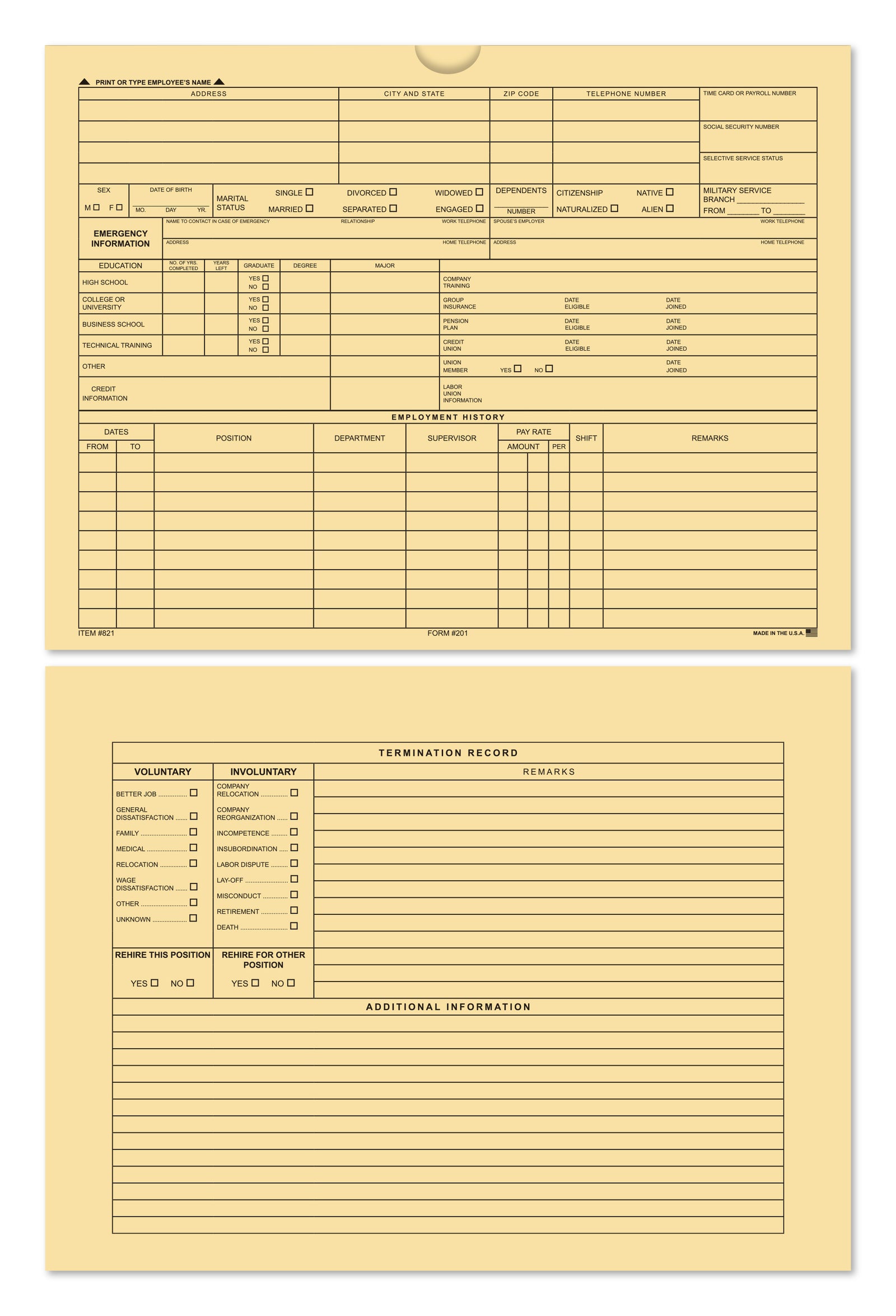 Employee File Jacket www.flywheelnw.com