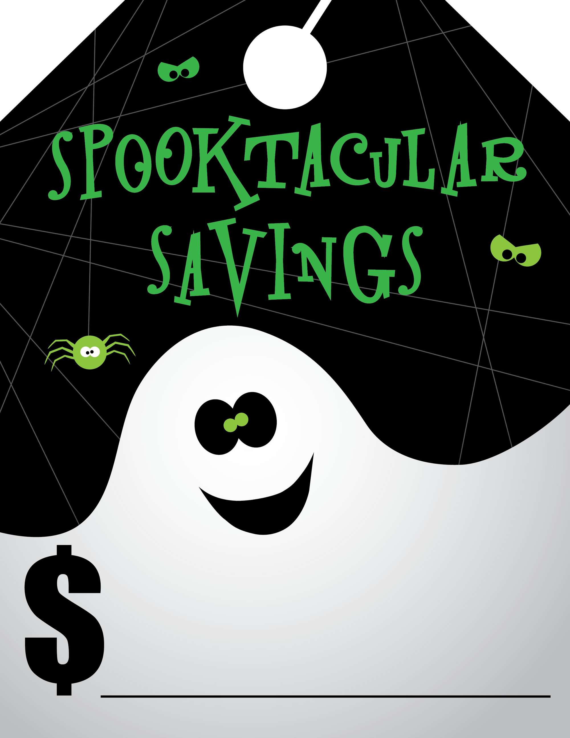 Spooktacular Savings (Ghost) - Flywheelnw.com