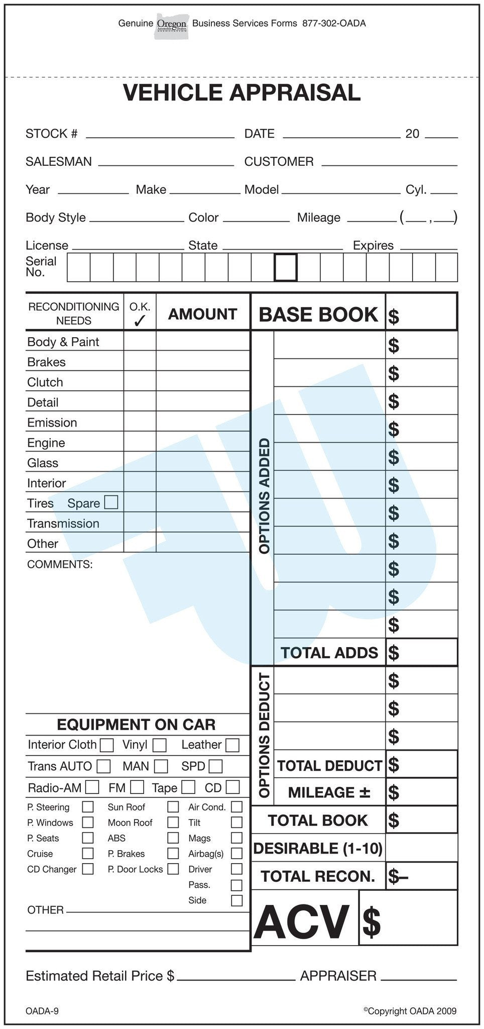 Vehicle Appraisal - flywheelnw.com
