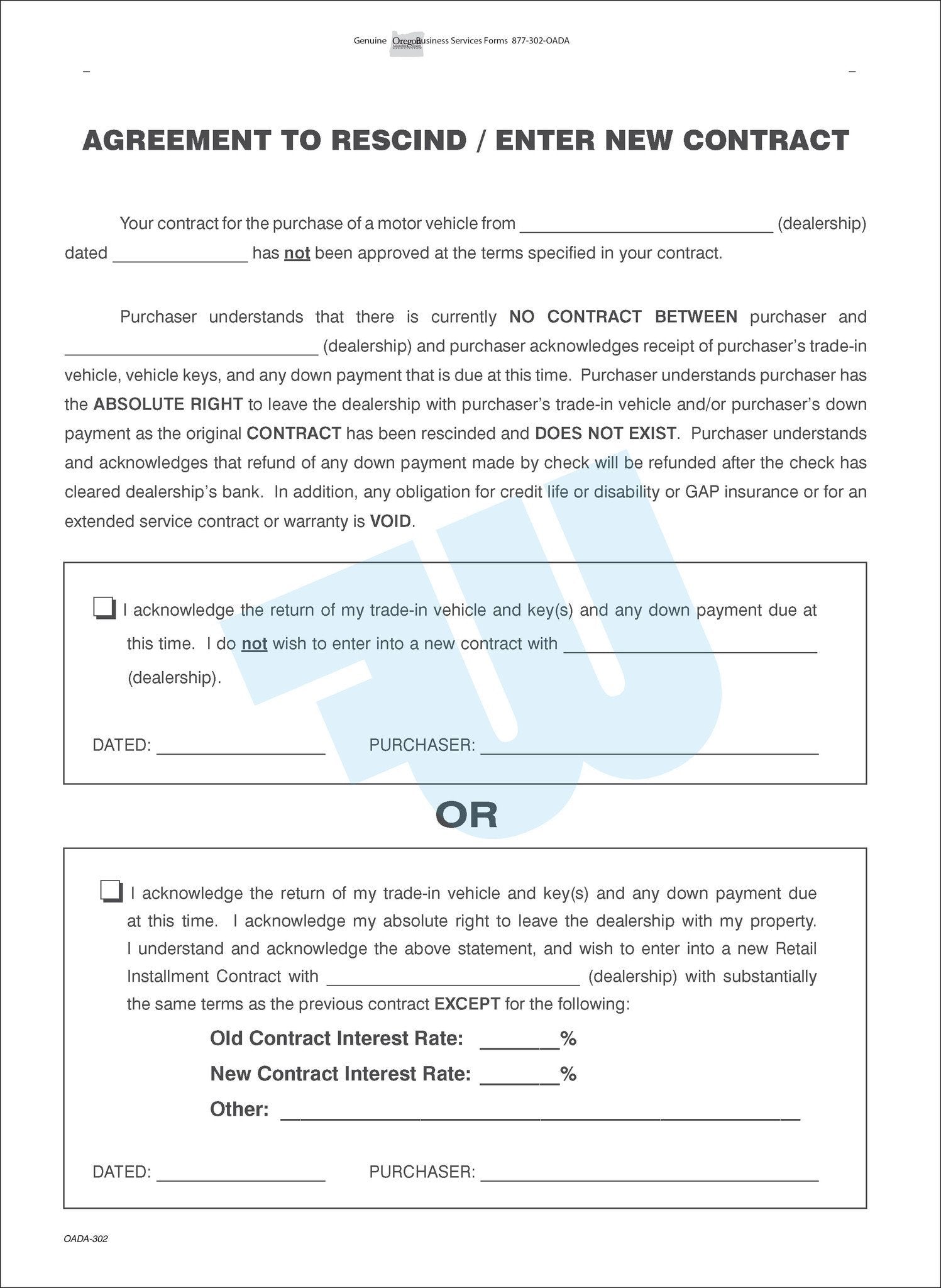 Agreement to Rescind/Enter New Contract - flywheelnw.com